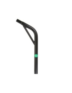 Cro-Mo Seatpost Pilar 25.4 x 400mm Lay-Back W/Support Black.